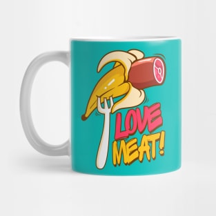 banana meat Mug